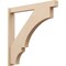 Ekena Millwork 5 1/2-in W x 42-in D x 42-in H Balboa Block Rough Cedar Woodgrain TimberThane Outlooker, Primed Tan OUTUR055X42X42BOA44RCPR - alternate 1